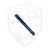 Microtech Socom Ram-Lok Blue Frag Aluminum, Stonewash M390MK - 160RL10FRBL