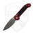 Microtech LUDT Gen III S/E, Merlot Aluminum, Apocalyptic M390MK 1135-10 APMR