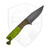 Aux Mfg Custom Runt XL, OD Green G10 and Dayglo Grip-X, Acid Wash AEB-L