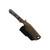 Lex Rex Custom Mini Goblin, Brown Epoxy / Black Truestone / Wood Handle, Alabama Damascus