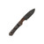 Lex Rex Custom Mini Goblin, Brown Epoxy / Black Truestone / Wood Handle, Alabama Damascus
