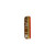 Possum Hollow Pocket Crafts Pocket Worry Stones, Glow Hex Micarta, Brass, Orange G10