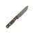 Hellbender Blade Co Mudpup 4, Tri-Color G10, Tumbled Magnacut, Leather Sheath