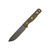 Hellbender Blade Co Mudpup 4, OD Green Micarta, Tumbled Magnacut, Kydex Sheath