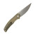 Shirogorov Ursus Q95, Bronze Titanium Handle, Stonewash Elmax