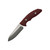 Hinderer Knives Flashpoint Sheepsfoot, Red G10, Stonewash Magnacut