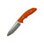 Hinderer Knives Flashpoint Sheepsfoot, Orange G10, Stonewash Magnacut