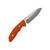 Hinderer Knives Flashpoint Sheepsfoot, Orange G10, Stonewash Magnacut
