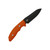 Hinderer Knives Flashpoint Sheepsfoot, Orange G10, Battle Black Magnacut