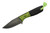 Aux Mfg Custom Runt XL, Black G10 / Green GripX, Acid Wash AEB-L