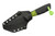 Aux Mfg Custom Runt XL, Black G10 / Green GripX, Acid Wash AEB-L