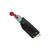 Aux Mfg Custom Pocket Lint, Brown GripX / Teal G10, Acid Wash AEB-L