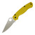 Spyderco Paramilitary 2 Lightweight, Yellow FRN, Satin Magnacut - C81PYL2