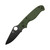 Spyderco ButtonUp, OD Green G10, Black 8Cr13MoV - C275GPGRBK