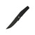 GiantMouse Protech Elmer, Black Diamond Texture, Abalone Button, Black PVD Magnacut - ELMER-BLACK-DIAMONDABALONE
