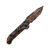 L.U.D.T. Gen III T/E Signature Series Smooth Chassis Black Bull Shark Gray/ Orange Splatter - 1136S-1BGBK-ORSPLS