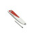 Knafs Doodler, White G10 w/ Red G10 Inlay, Stonewash S35VN - 00570