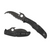 Spyderco Matriarch 2 Emerson Opener, Black FRN / Black TiCN VG-10, Serrated - C12SBBK2W