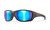 Wiley X CCGRA04 Gravity POL Blue Mirror Lens/Black Crystal Frame