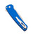 Pro-Tech Malibu Wharncliffe - Blue Aluminum / Stonewash CPM-20CV - 5101-BLUE