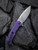 Civivi Praxis - Purple G10 / Damascus Blade - C803DS-2