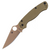 Spyderco REC Exclusive Paramilitary 2, Olive Drab G10 /  FDE 204P - C81GPODFDE2