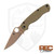 Spyderco REC Exclusive Paramilitary 2, Olive Drab G10 /  FDE 204P - C81GPODFDE2