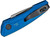 Kershaw Launch 9 Blue Aluminum / Stonewash CPM-154 - 7250BLUSW