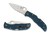 Spyderco Endela, Blue FRN / Satin K390 - C243FPK390