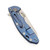 Rick Hinderer Knives XM-18 3.5" Skinny Sheepsfoot Tri-Way Stonewash Blue Black G10