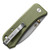 WE Knife  Banter, Green G-10 / Stonewash CPM-S35VN - 2004D