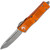 Microtech Combat Troodon Tanto, Distressed Orange Aluminum / Apocalyptic M390 - 144-10DOR