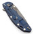 Rick Hinderer Knives XM-18 3.5" Slicer Tri-Way Black G10/Battle Blue/ Working FInish 20CV