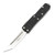 Microtech UTX-85 II Tanto Signature Series,  Black Aluminum / Stonewash M390 - 233II-10S