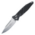 Microtech SOCOM Elite Auto Spearpoint, Black Aluminum / Stonewash M390 - 160A-10