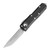 Microtech UTX-85 Tanto, Black Aluminum / Apocalyptic M390 - 233-10AP