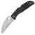 Spyderco Endela Wharncliffe, Black FRN/ Satin VG-10, Serrated - C243FSWCBK