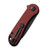 Civivi Elementum - Burgundy G10 / Black Stonewash D2 - C907A-1