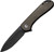 Civivi Elementum - Dark Green Micarta / Black Stonewash D2 - C907Z