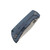 McNees Custom Knives PM MAC 2 3.5" - Matte Blue Anodized Ti / SW Satin 20CV