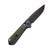 Benchmade Redoubt, Gray & Green Grivory / Black Cerakote CPM-D2 - 430BK
