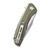 CIVIVI Baklash - Green G10 Handle, Satin 9Cr18Mo C801A