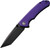 CIVIVI Brazen - Purple G10, Black Stonewashed D2 C2023D