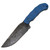 Stroup Knives GP1,  Blue Micarta (Pinned)
