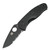 Spyderco Persistence Lightweight, Black FRN / Black Oxide 8Cr13MoV, Partially Serrated - C136PSBBK