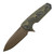 Hogue SIG EX-02 Scorpion Flipper, Spear Point FDE Cerakote Finish, Green G-Mascus 36218