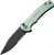 Civivi Cogent, Natural G10 Handle Black Stonewashed 14C28N Half Serrated - C 20038E-3