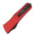 Microtech Troodon Double Edge, Red Aluminum / Black M390 - 138-1RD