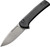 Civivi Conspirator, Black Micarta/Gray Stonewashed Nitro-V - C21006-1