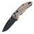 Hogue A01-MicroSwitch Auto, Drop Point- Black Cerakote Finish, FDE Aluminum